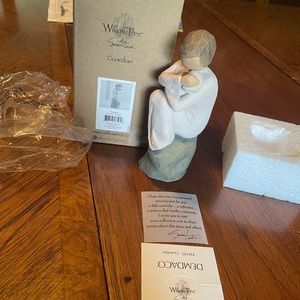 Willow Tree “guardian” mother holding child. Only “wear” is on bottom, unseen